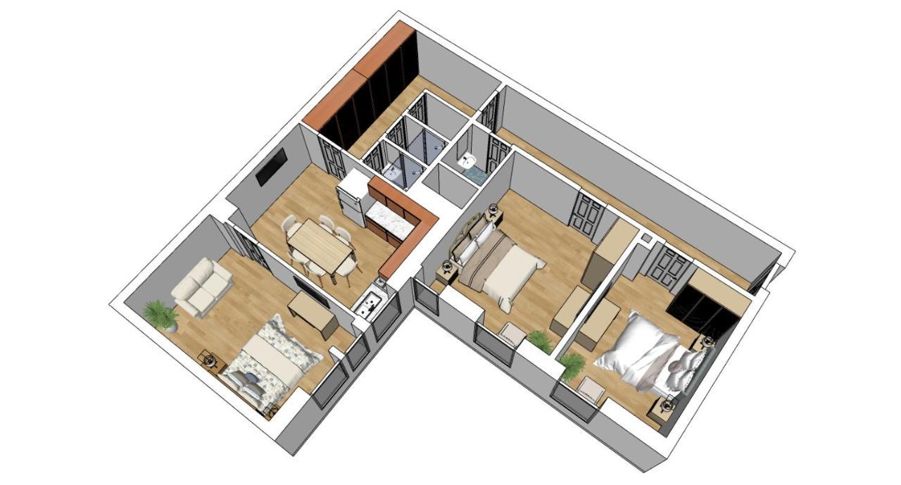 Flatista Homes - Central Station - 3Br Munchen Bagian luar foto